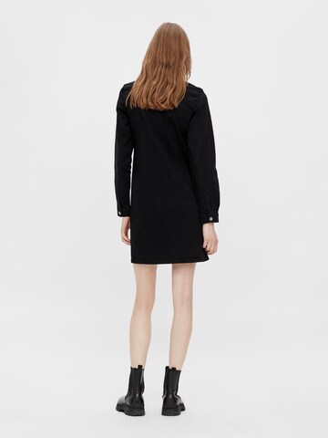 PIECES Shirt Dress 'Perry' in Black