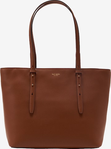 brūns Kate Spade "Shopper" tipa soma: no priekšpuses