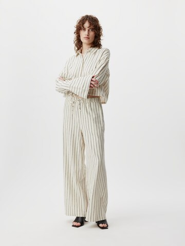 Wide leg Pantaloni 'Irem' di LeGer by Lena Gercke in beige