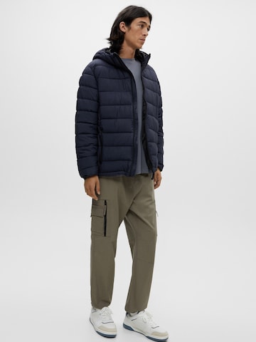 Pull&Bear Between-Season Jacket in Blue