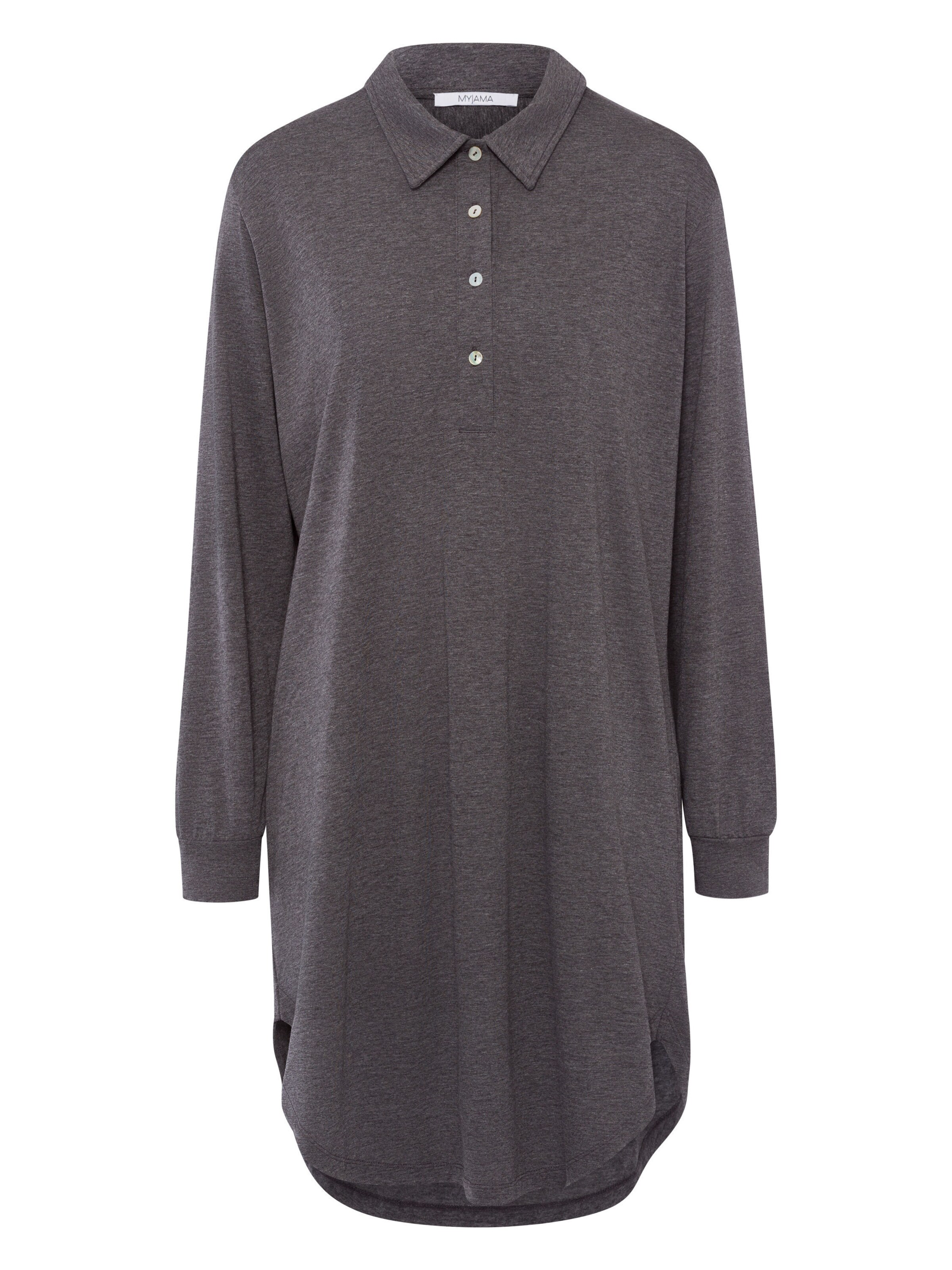 Myjama Nightgown 'Calla' in Grey: front