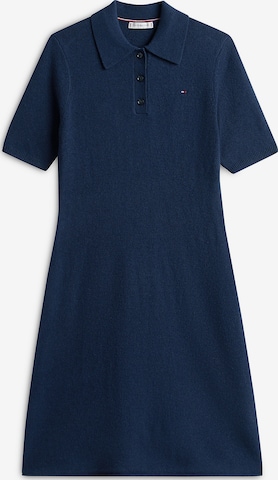 mėlyna TOMMY HILFIGER Megzta suknelė: priekis