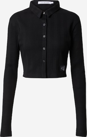 Calvin Klein Jeans Blouse in Black: front