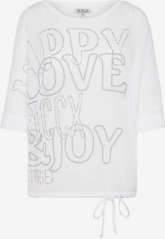 Soccx Sweater in White: front