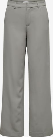 Pantalon à plis ONLY en gris : devant