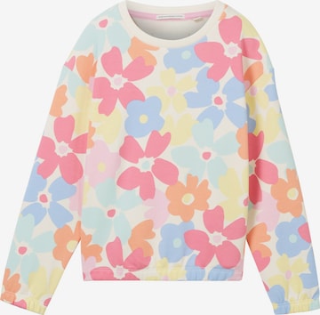 TOM TAILOR - Sweatshirt em mistura de cores: frente