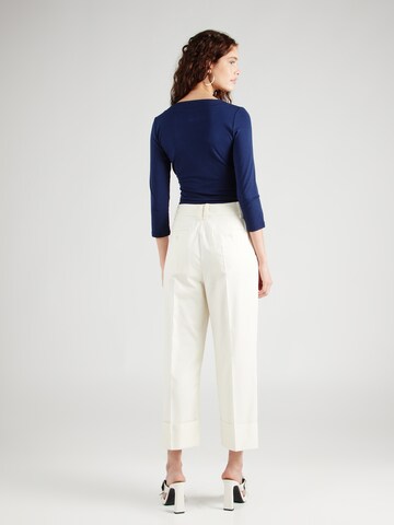 Lauren Ralph Lauren Regular Trousers with creases 'ZEEYA' in Beige