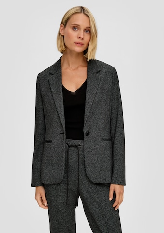 s.Oliver BLACK LABEL Blazer in Schwarz: predná strana