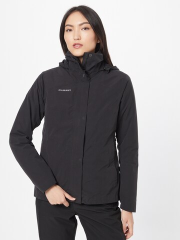 MAMMUT Outdoor Jacket 'Trovat' in Black: front