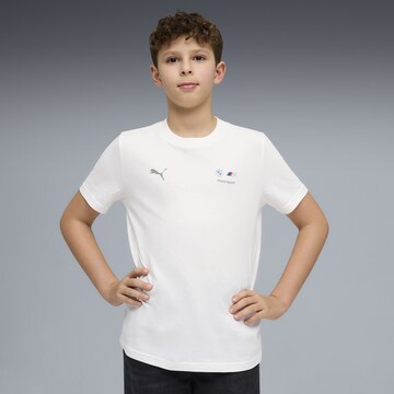 PUMA Functioneel shirt 'BMW M Motorsport Essentials' in Wit: voorkant