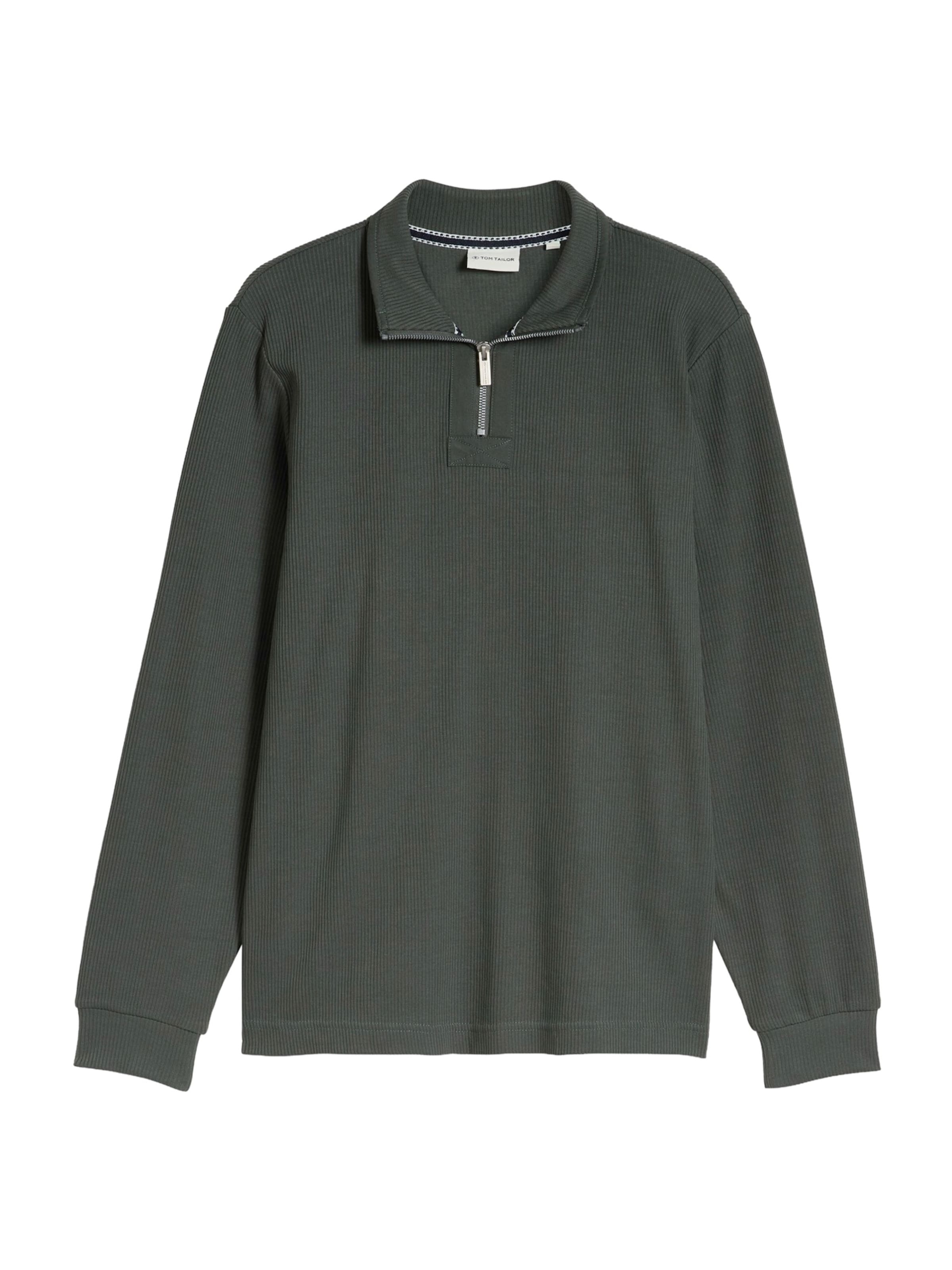 TOM TAILOR Sweatshirt i grøn: forside