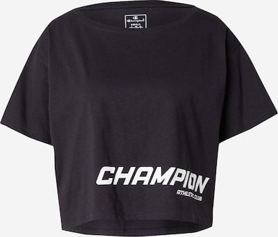 Champion Authentic Athletic Apparel Camisa funcionais em preto / branco, Vista do produto