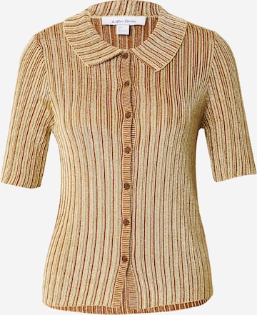 & Other Stories Вязаная кофта в Бежевый: спереди