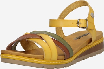 Refresh Sandals in Yellow: front