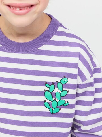 Play Play Pauly Shirt 'CHECKER TOBI' in Purple