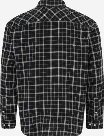 JACK & JONES Comfort fit Button Up Shirt 'Cozy' in Black