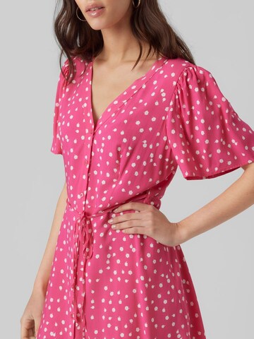 Robe-chemise 'ALBA' VERO MODA en rose