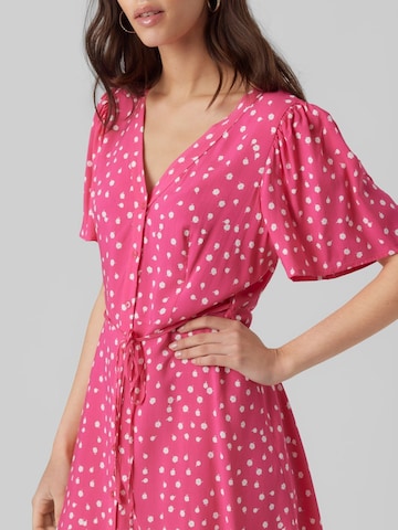 VERO MODA Shirt Dress 'ALBA' in Pink