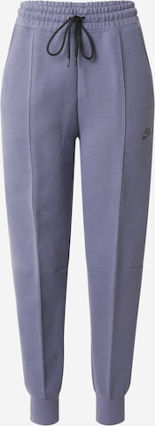 Tapered Pantaloni 'TCH FLC' de la Nike Sportswear pe mov: față