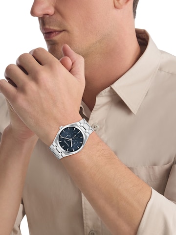 Montre à affichage analogique 'Motion' Calvin Klein en argent : devant