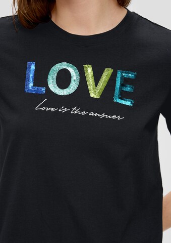 T-shirt s.Oliver en noir