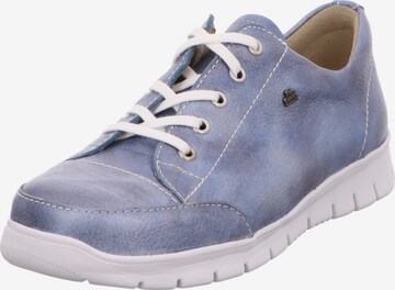 Finn Comfort Athletic Lace-Up Shoes in Blue: front