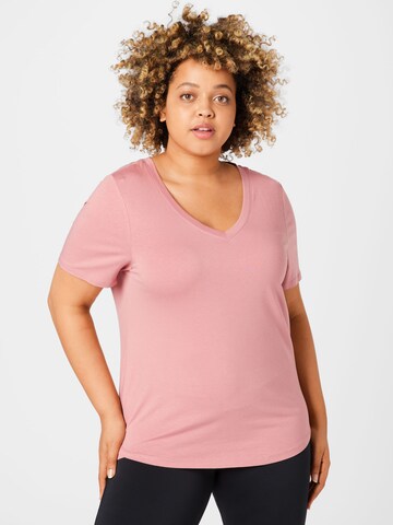 rozā Esprit Sport Curvy Sporta krekls: no priekšpuses