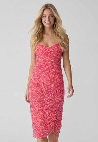 Robe IZIA en rouge : devant