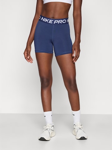 Skinny Pantaloni sportivi 'Pro 365' di NIKE in blu: frontale