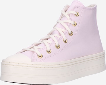 CONVERSE Σνίκερ ψηλό 'Chuck Taylor All Star' σε λιλά: μπροστά