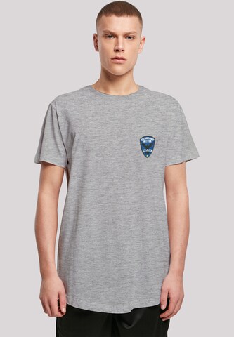 F4NT4STIC Shirt 'DC Comics Arrow Starling Metro Badge' in Grey: front
