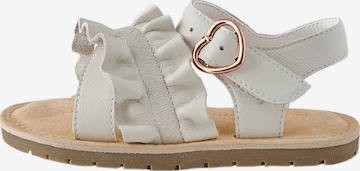 Next Sandale in Beige: Vorderseite