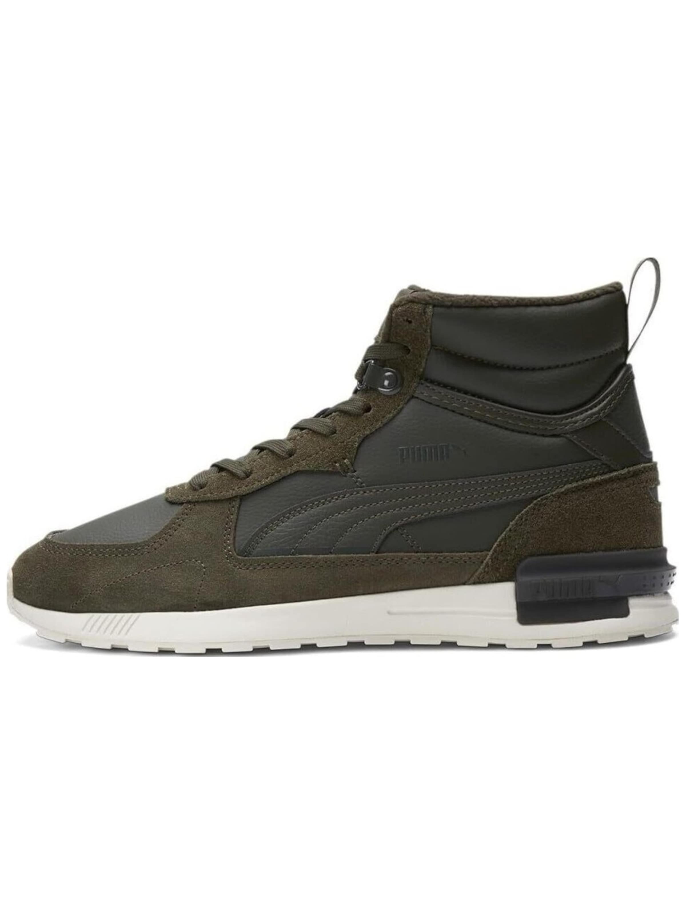 PUMA - Zapatillas deportivas altas 'Puma Graviton Mid' en verde: frente