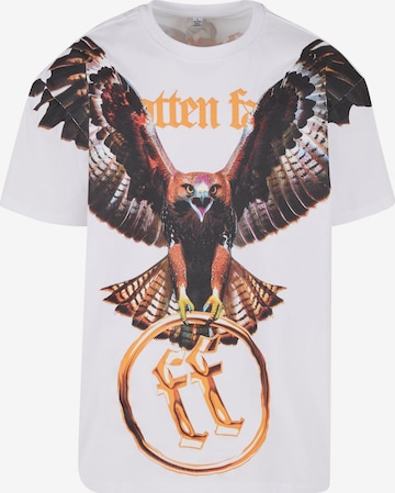 Forgotten Faces T-Shirt 'Head On Hawk' in Weiß: Vorderseite