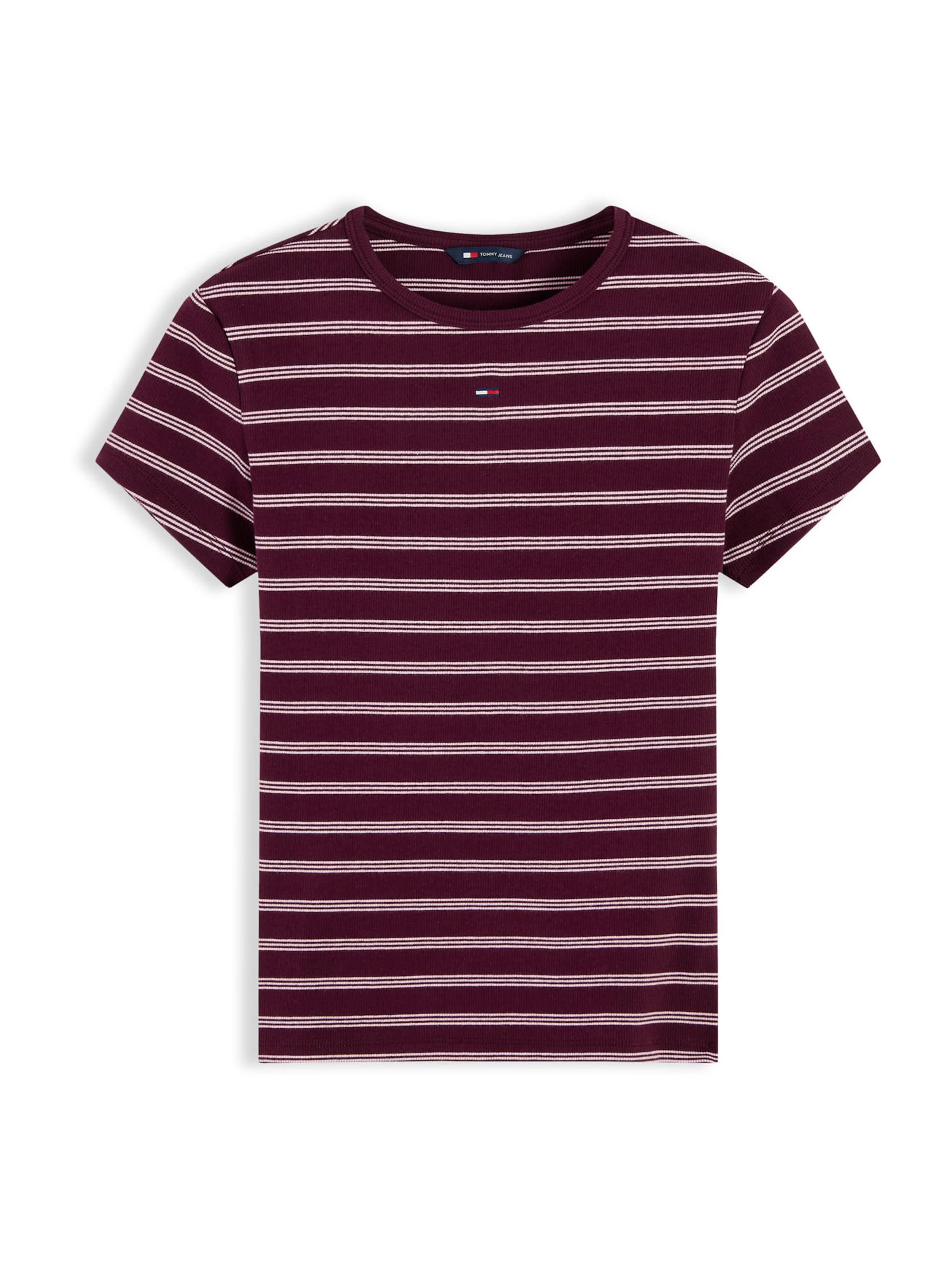 Tommy Jeans - Camiseta 'ESSENTIAL' en rojo: frente