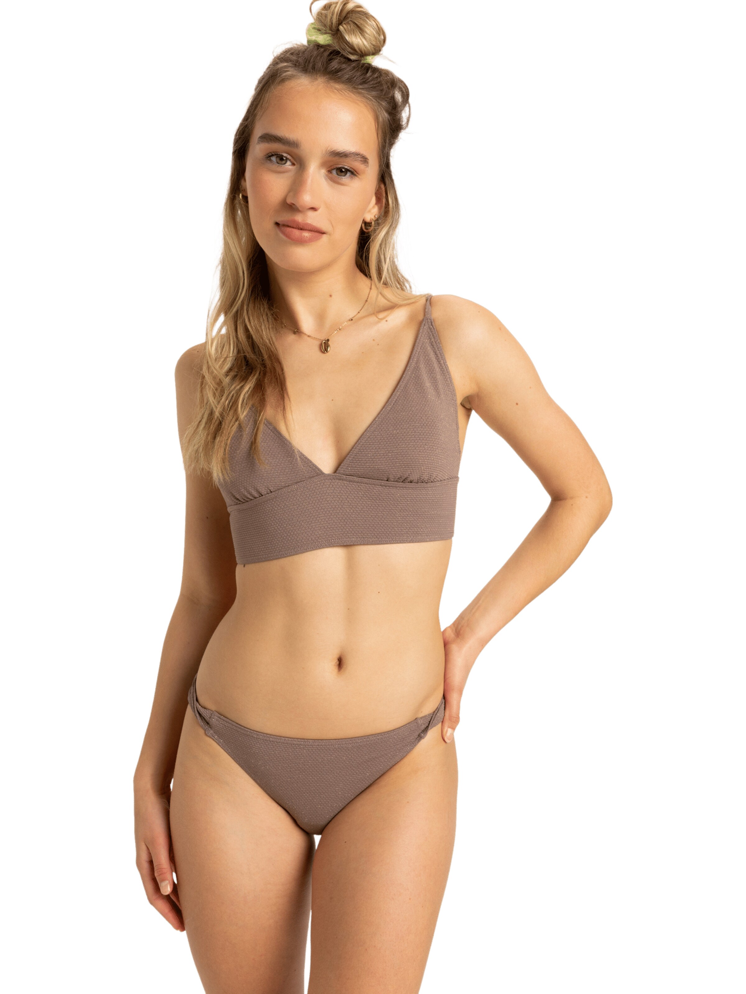 ROXY Triangel Bikini 'Lasca' in Grijs: voorkant