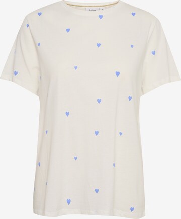 T-shirt 'DagniSZ' SAINT TROPEZ en blanc : devant