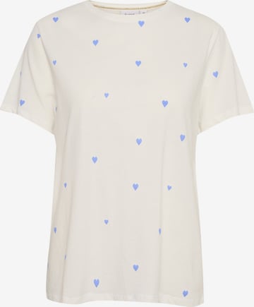 SAINT TROPEZ Shirt 'DagniSZ' in Wit: voorkant