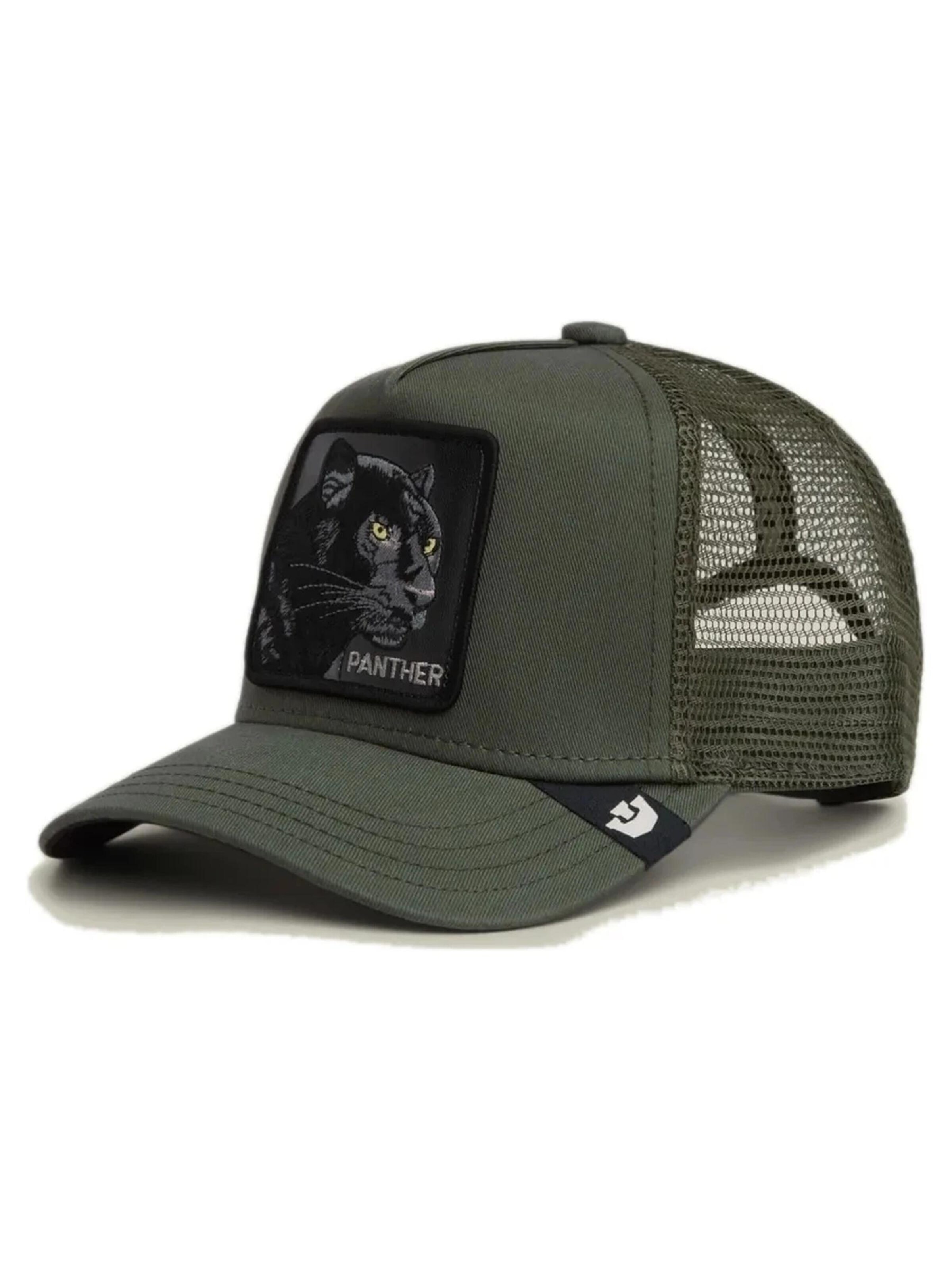 GOORIN Bros. Cap 'Gorra goorin bros verde pantera bordada frente visera curva' in Green