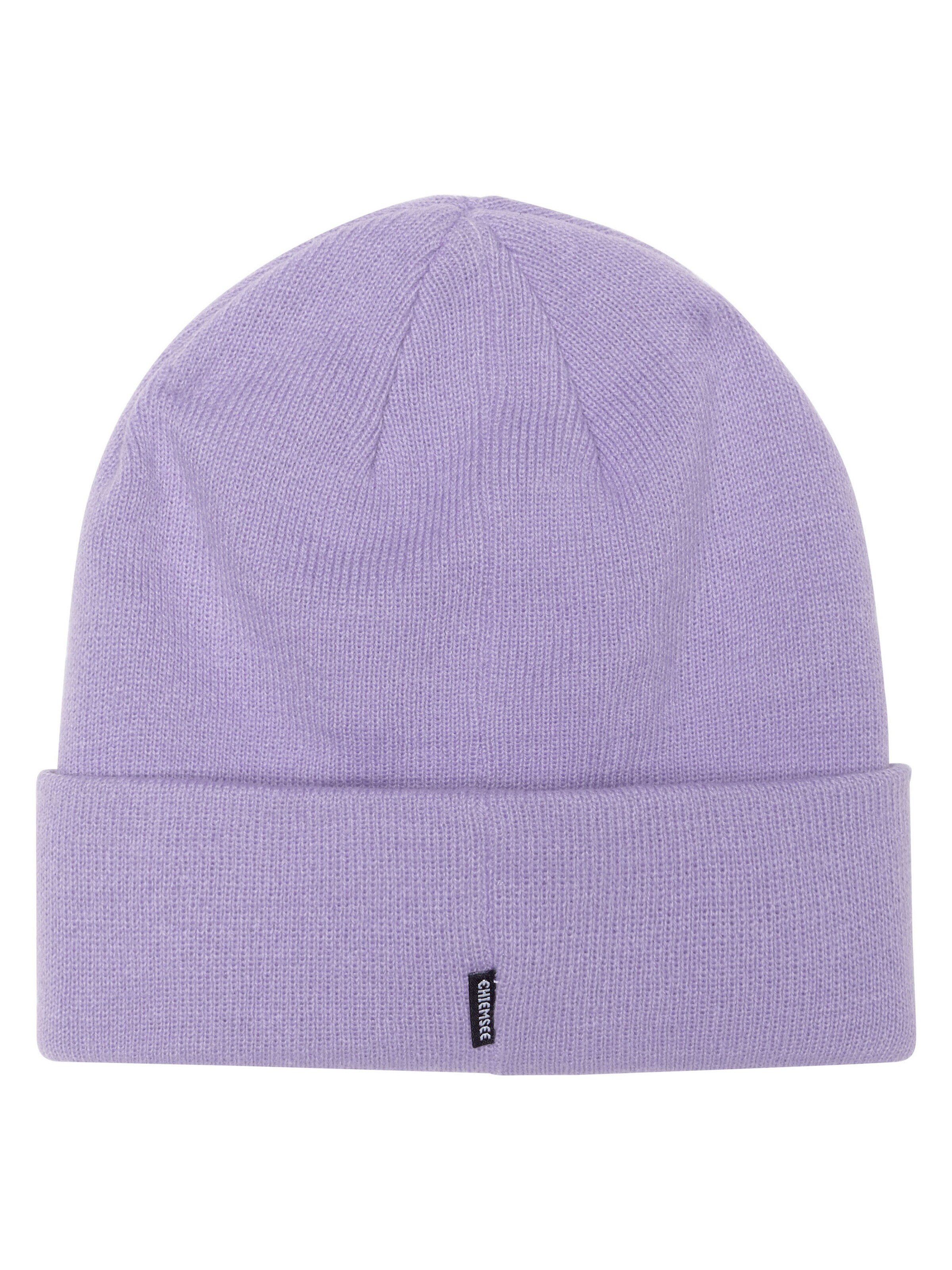 CHIEMSEE Beanie ' mit Umschlagbund ' in Lila