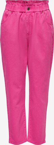 Pantalon ONLY en rose : devant