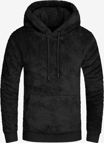 behype Sweatshirt in Schwarz: predná strana