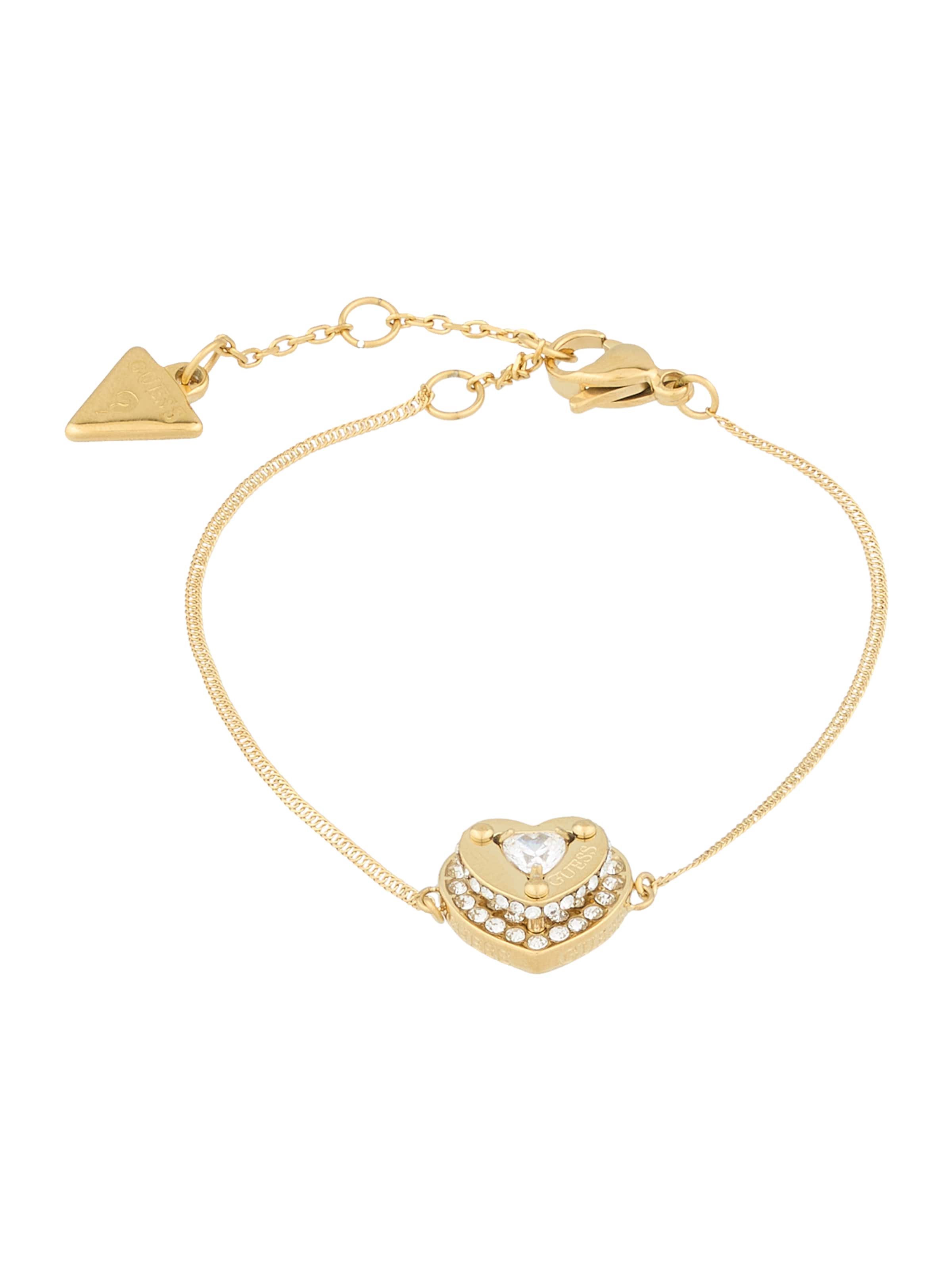 GUESS Bracelet 'HEART' in Gold: front