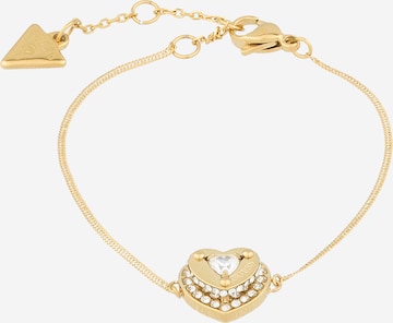 GUESS Браслет 'HEART' в Золотой: спереди