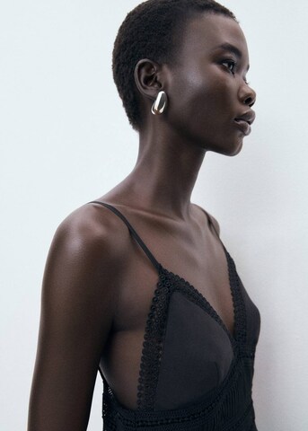 MANGO Summer Dress 'Elena' in Black