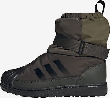ADIDAS ORIGINALS Snow boots 'Superstar 360' in Green: front