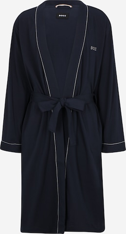 Accappatoio lungo 'Kimono' di BOSS Orange in blu: frontale