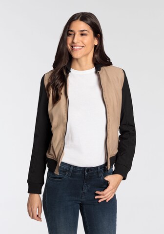 Gipsy Between-Season Jacket in Beige: front