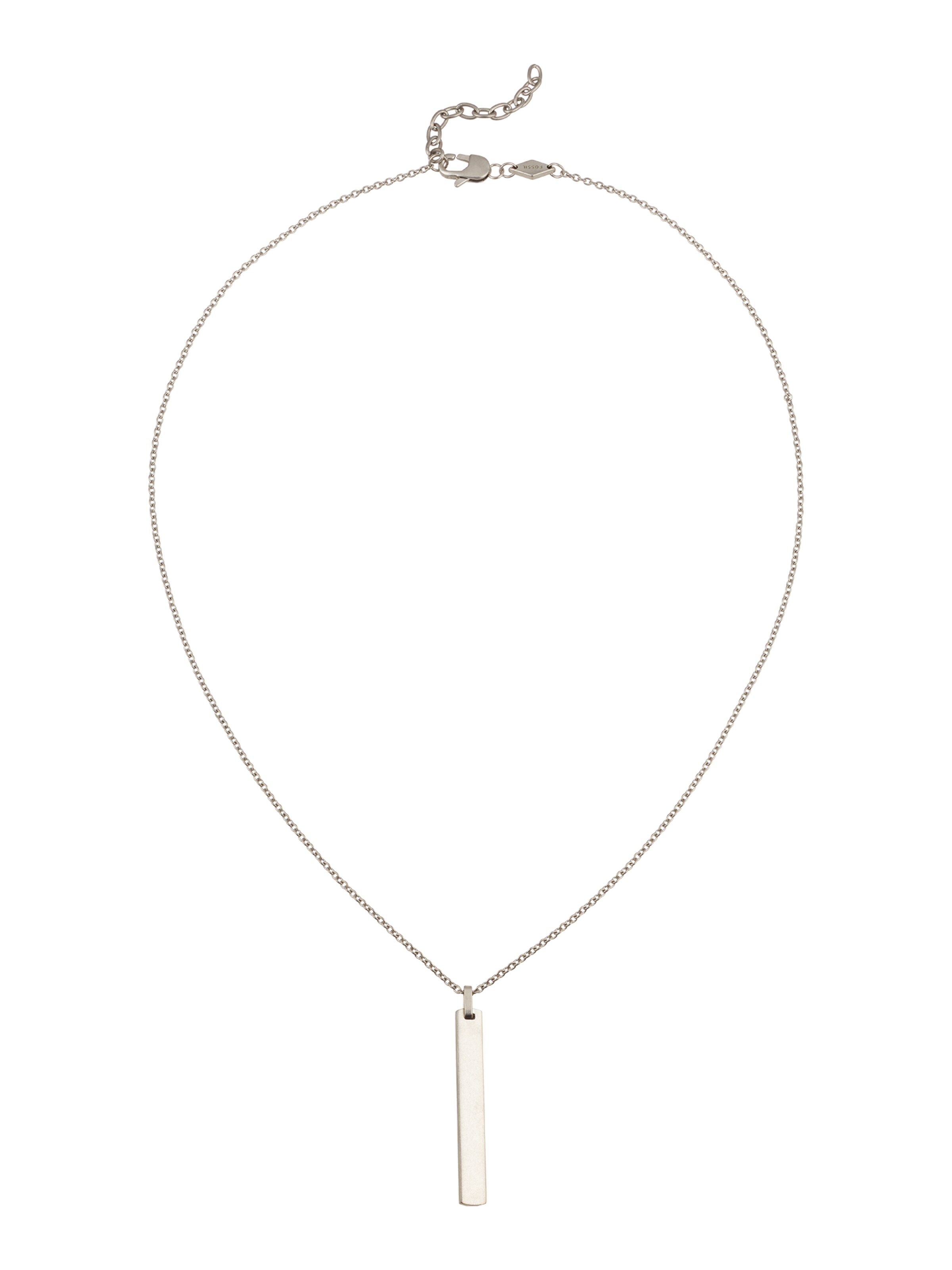 FOSSIL Necklace 'HARLOW' in Silver: front