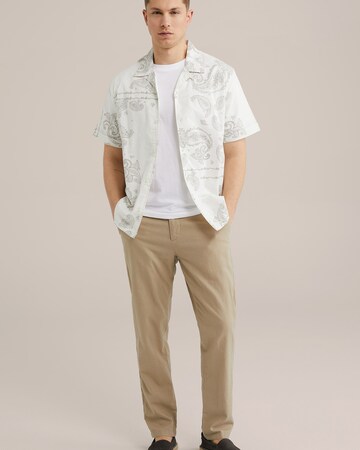 WE Fashion Regular fit Button Up Shirt in White